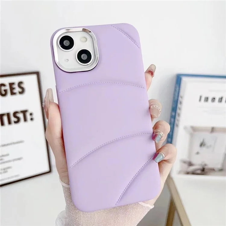 For iPhone 15 Plus Shockproof Case Soft TPU+PC Lens Frame Phone Protective Cover