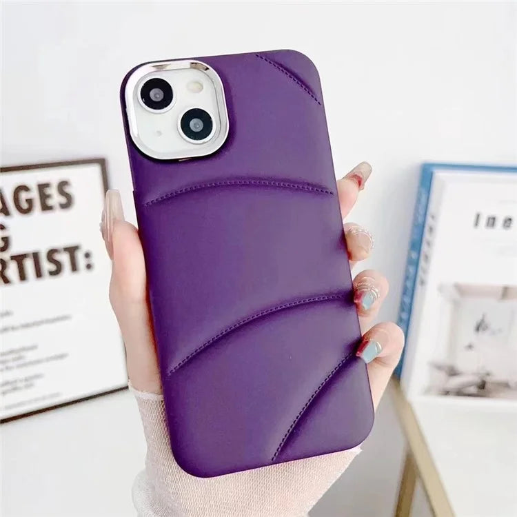 For iPhone 15 Plus Shockproof Case Soft TPU+PC Lens Frame Phone Protective Cover