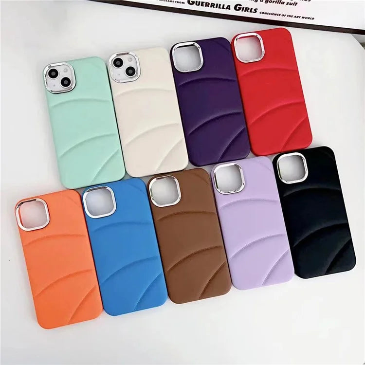 For iPhone 15 Plus Shockproof Case Soft TPU+PC Lens Frame Phone Protective Cover