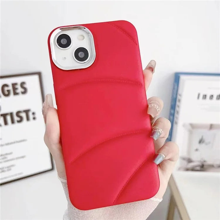 For iPhone 15 Plus Shockproof Case Soft TPU+PC Lens Frame Phone Protective Cover