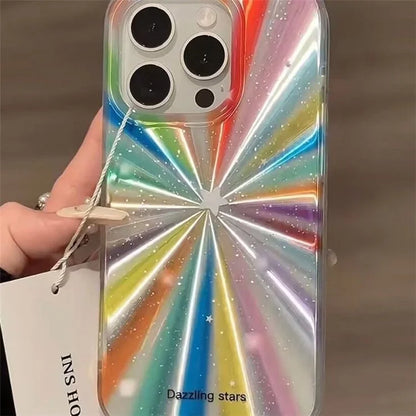 For iPhone 14 Pro Max Phone Case Fantasy Aurora Design IMD TPU+PC Shell Mobile Accessories Wholesale