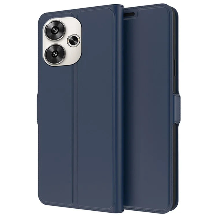 For Xiaomi Redmi Turbo 3 5G / Poco F6 5G Magnetic Case PU+TPU Stand Phone Cover with Card Holder