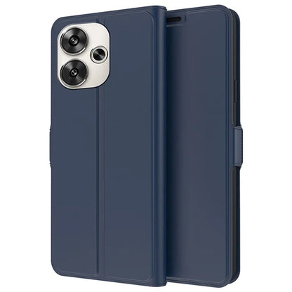 For Xiaomi Redmi Turbo 3 5G / Poco F6 5G Magnetic Case PU+TPU Stand Phone Cover with Card Holder