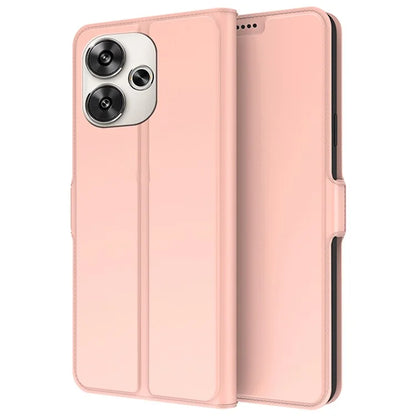 For Xiaomi Redmi Turbo 3 5G / Poco F6 5G Magnetic Case PU+TPU Stand Phone Cover with Card Holder