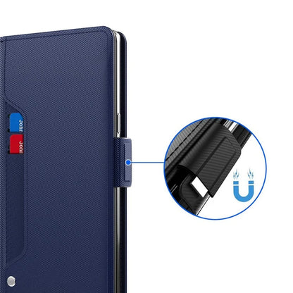 For Xiaomi Redmi Turbo 3 5G / Poco F6 5G Case PU Leather Card Holder Make Up Mirror Phone Cover