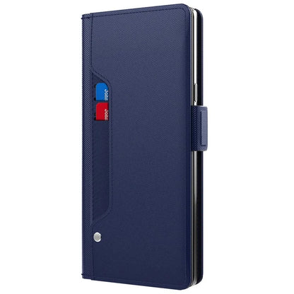 For Xiaomi Redmi Turbo 3 5G / Poco F6 5G Case PU Leather Card Holder Make Up Mirror Phone Cover