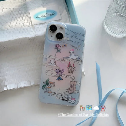 For iPhone 13 Cover TPU Phone Case IMD Pattern Deisgn Cell Phone Accessories Wholesale