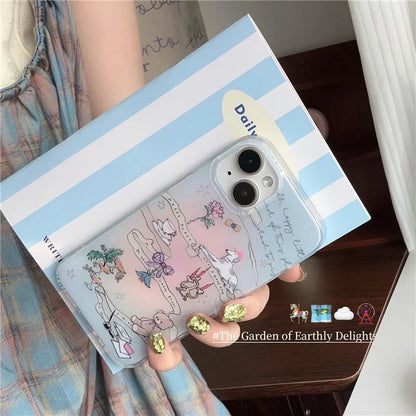 For iPhone 13 Cover TPU Phone Case IMD Pattern Deisgn Cell Phone Accessories Wholesale