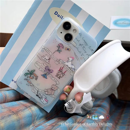 For iPhone 13 Cover TPU Phone Case IMD Pattern Deisgn Cell Phone Accessories Wholesale
