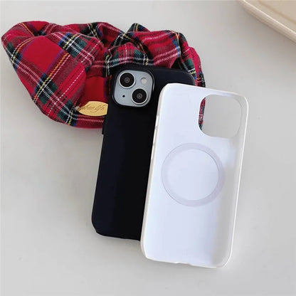 For iPhone 15 Glossy Case Heat Transfer Printing Phone Shell Compatible with MagSafe