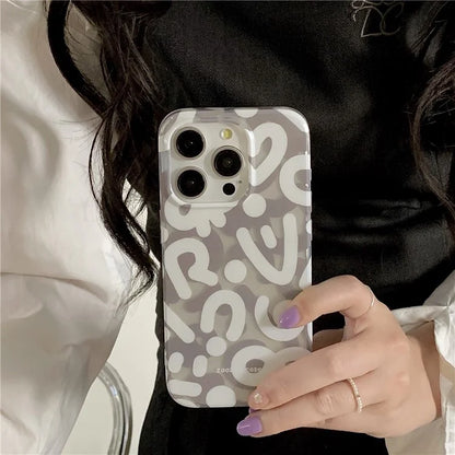 For iPhone 15 Pro Cell Phone Cover TPU Phone Shell Double Layer IMD Pattern Design