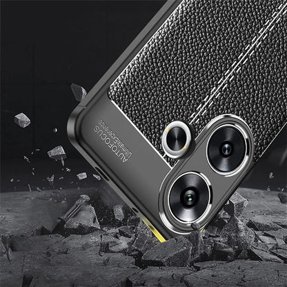 For Xiaomi Redmi Turbo 3 5G / Poco F6 5G Cell Phone Cases Non-Slip Grip Litchi Texture TPU Shell