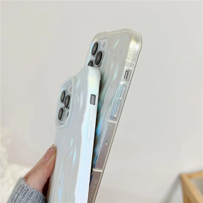 Mobile Phone Protector for iPhone 15 Pro Matte TPU Phone Cover Electroplating Pleated Wholesale Phone Cases