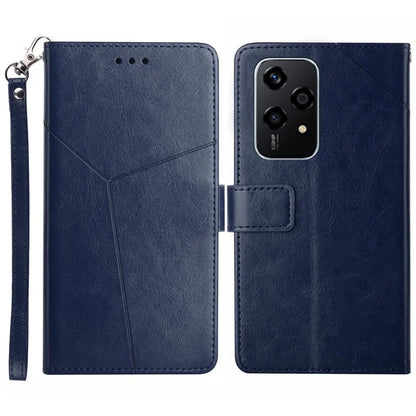 HT01 For Honor 200 Lite Case Stand Wallet Leather Cover Imprinted Design Phone Shell