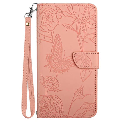 HT03 For Honor 200 Lite Leather Case Imprinted Full Protection Phone Wallet Cover with Strap