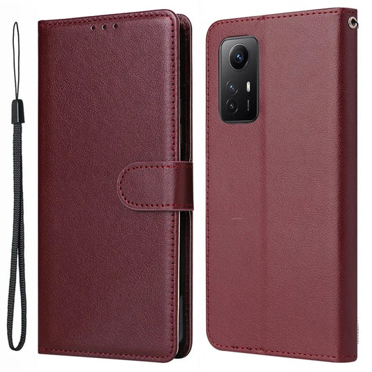 For Xiaomi Redmi Note 12S 4G Case PU Leather Phone Cover with Photo Card Slots