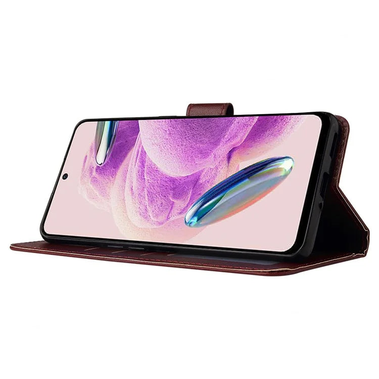 For Xiaomi Redmi Note 12S 4G Case PU Leather Phone Cover with Photo Card Slots