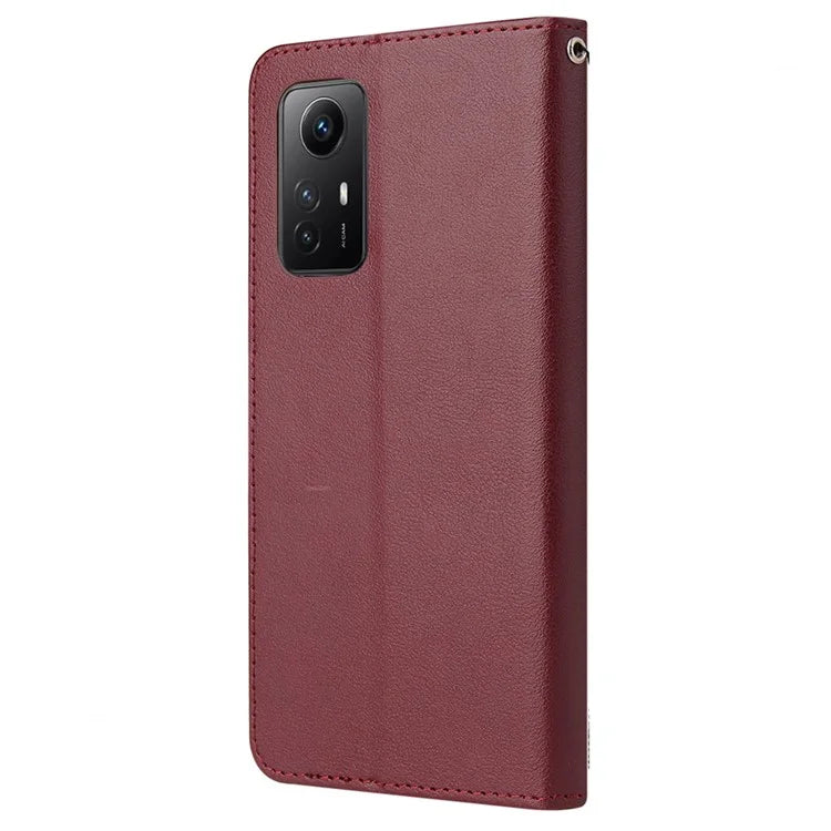 For Xiaomi Redmi Note 12S 4G Case PU Leather Phone Cover with Photo Card Slots