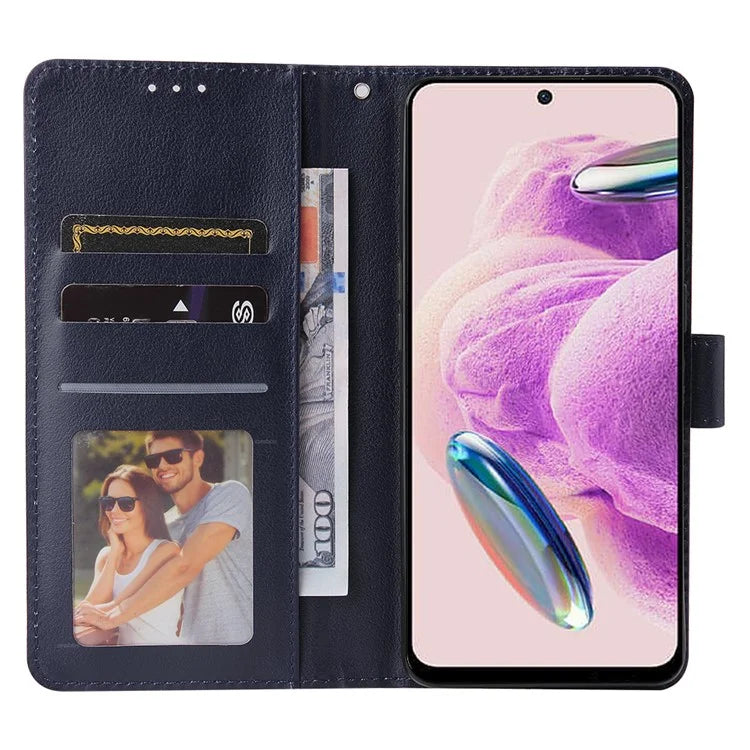 For Xiaomi Redmi Note 12S 4G Case PU Leather Phone Cover with Photo Card Slots