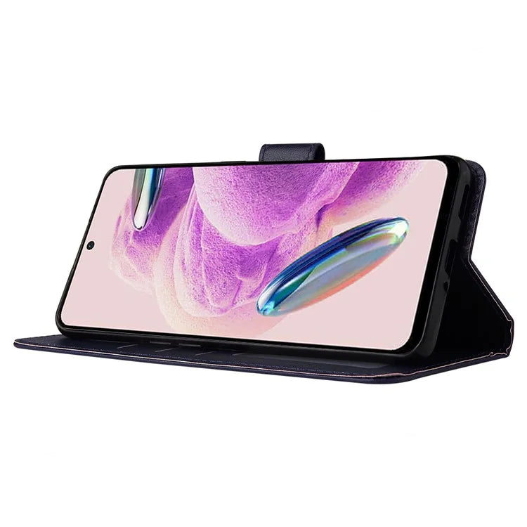For Xiaomi Redmi Note 12S 4G Case PU Leather Phone Cover with Photo Card Slots