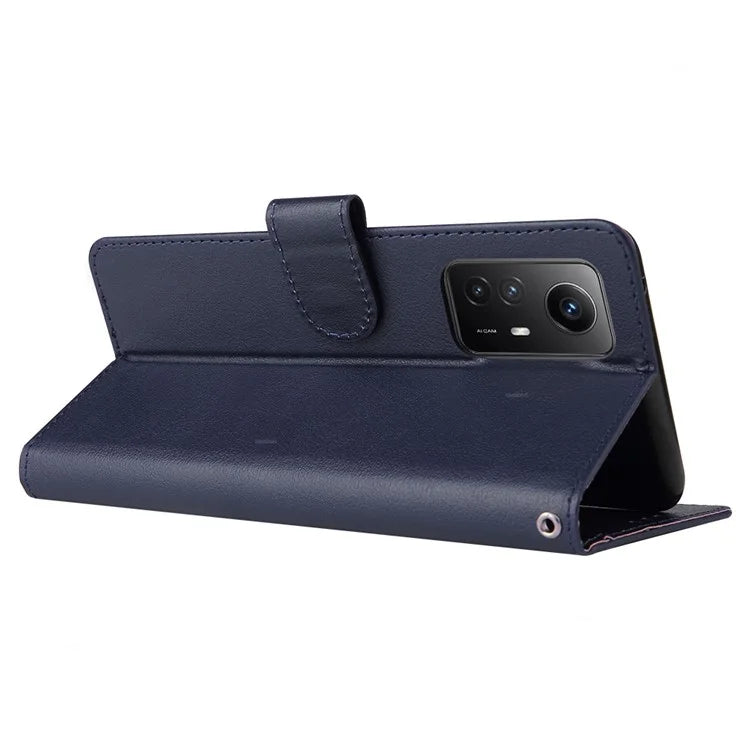For Xiaomi Redmi Note 12S 4G Case PU Leather Phone Cover with Photo Card Slots