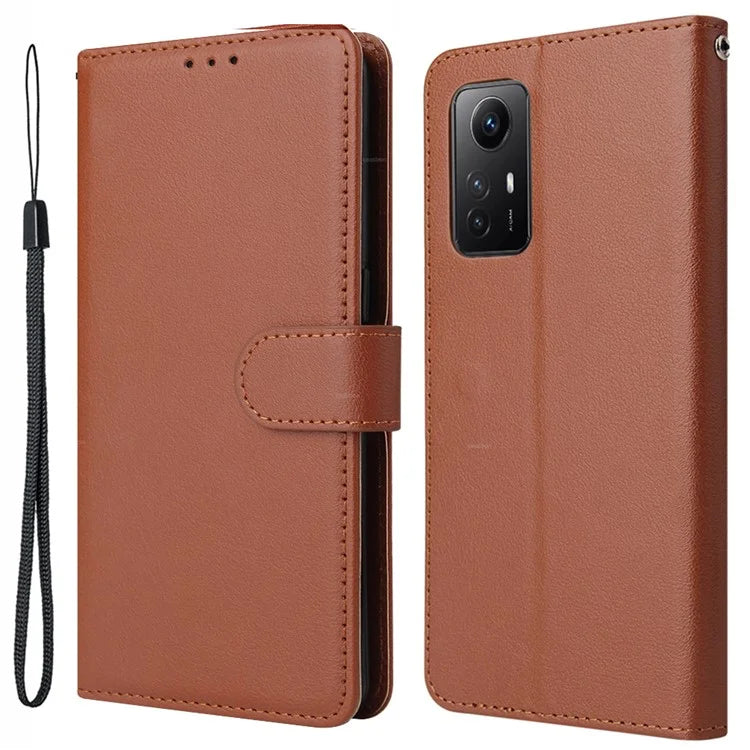 For Xiaomi Redmi Note 12S 4G Case PU Leather Phone Cover with Photo Card Slots