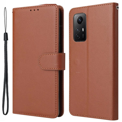 For Xiaomi Redmi Note 12S 4G Case PU Leather Phone Cover with Photo Card Slots