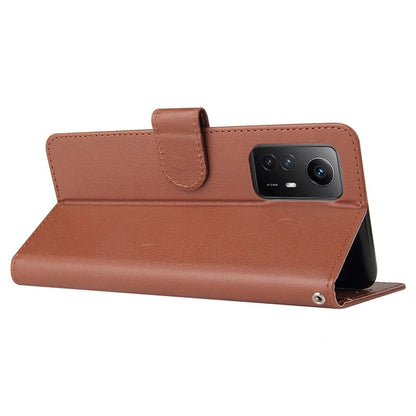 For Xiaomi Redmi Note 12S 4G Case PU Leather Phone Cover with Photo Card Slots
