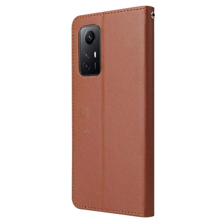 For Xiaomi Redmi Note 12S 4G Case PU Leather Phone Cover with Photo Card Slots