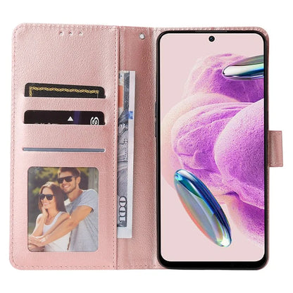 For Xiaomi Redmi Note 12S 4G Case PU Leather Phone Cover with Photo Card Slots
