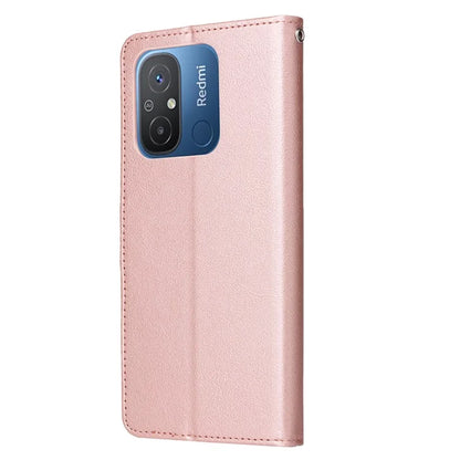 For Xiaomi Redmi 12C 4G / 11A 4G Case PU Leather 3 Card Slots Stand Phone Cover