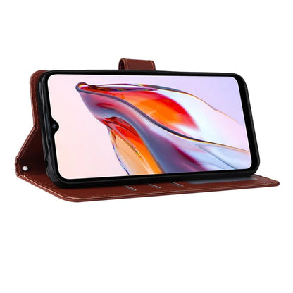 For Xiaomi Redmi 12C 4G / 11A 4G Case PU Leather 3 Card Slots Stand Phone Cover