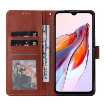 For Xiaomi Redmi 12C 4G / 11A 4G Case PU Leather 3 Card Slots Stand Phone Cover