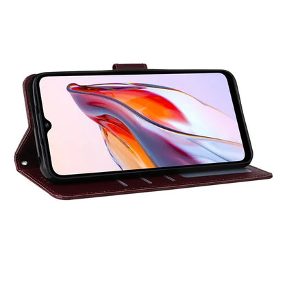 For Xiaomi Redmi 12C 4G / 11A 4G Case PU Leather 3 Card Slots Stand Phone Cover