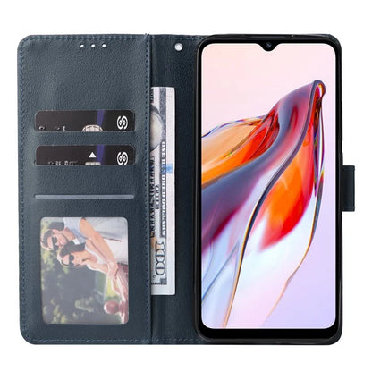 For Xiaomi Redmi 12C 4G / 11A 4G Case PU Leather 3 Card Slots Stand Phone Cover