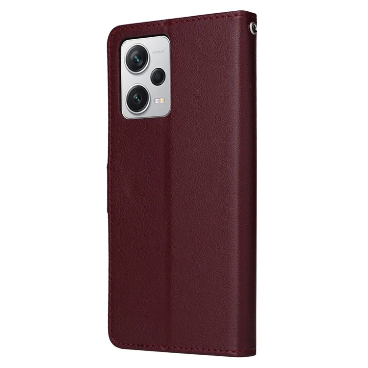 For Xiaomi Redmi Note 12 Pro+ 5G Leather Case Full Protection Wallet Phone Cover