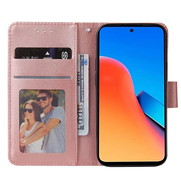 For Xiaomi Redmi 12 4G / 12 5G (Global) Case Anti-Scratch PU Leather Wallet Phone Cover
