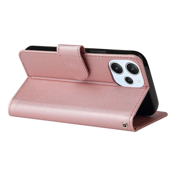 For Xiaomi Redmi 12 4G / 12 5G (Global) Case Anti-Scratch PU Leather Wallet Phone Cover