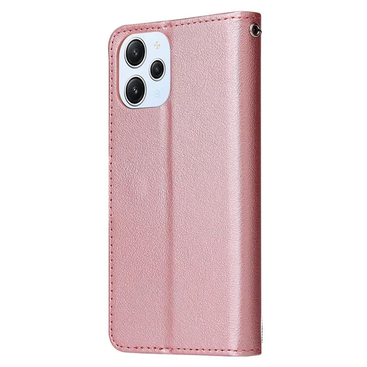 For Xiaomi Redmi 12 4G / 12 5G (Global) Case Anti-Scratch PU Leather Wallet Phone Cover