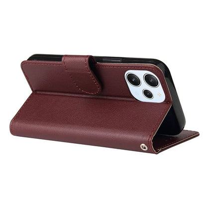 For Xiaomi Redmi 12 4G / 12 5G (Global) Case Anti-Scratch PU Leather Wallet Phone Cover