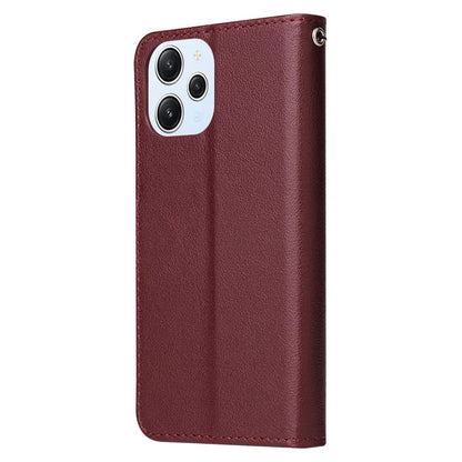 For Xiaomi Redmi 12 4G / 12 5G (Global) Case Anti-Scratch PU Leather Wallet Phone Cover