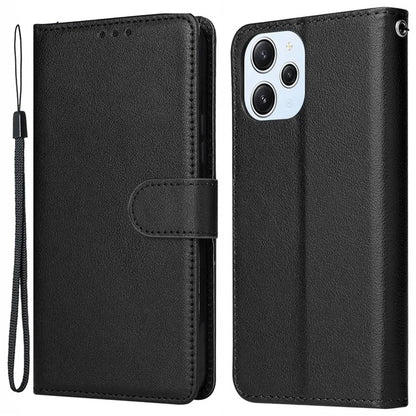 For Xiaomi Redmi 12 4G / 12 5G (Global) Case Anti-Scratch PU Leather Wallet Phone Cover