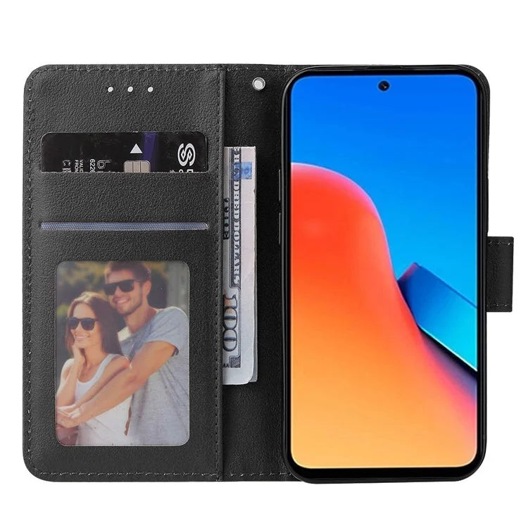 For Xiaomi Redmi 12 4G / 12 5G (Global) Case Anti-Scratch PU Leather Wallet Phone Cover