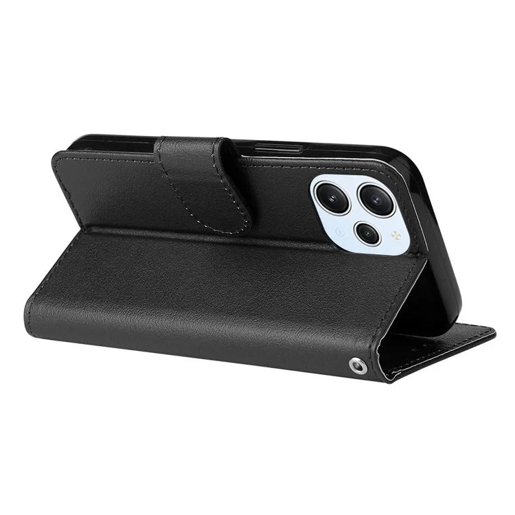 For Xiaomi Redmi 12 4G / 12 5G (Global) Case Anti-Scratch PU Leather Wallet Phone Cover