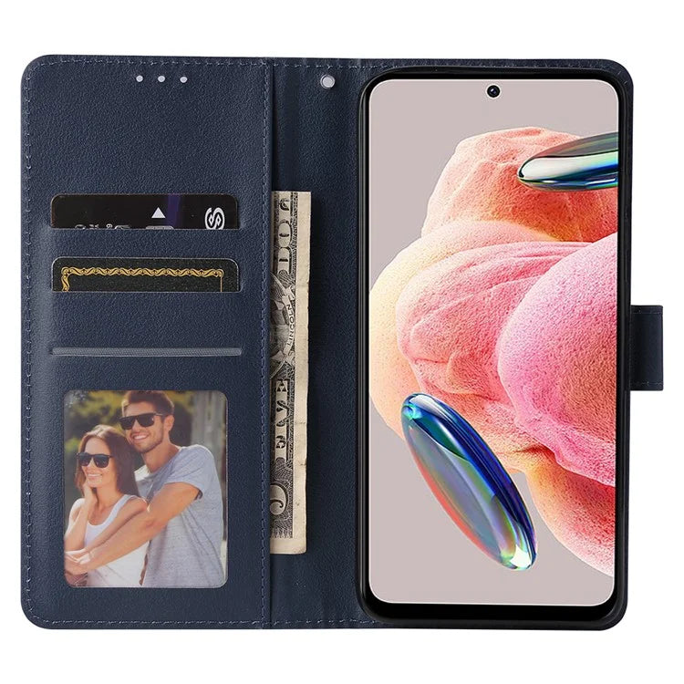 For Xiaomi Redmi Note 12 4G Full Protection Case PU Leather Flip Design Phone Cover