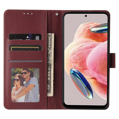 For Xiaomi Redmi Note 12 4G Full Protection Case PU Leather Flip Design Phone Cover