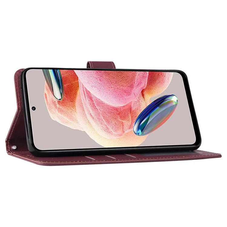 For Xiaomi Redmi Note 12 4G Full Protection Case PU Leather Flip Design Phone Cover