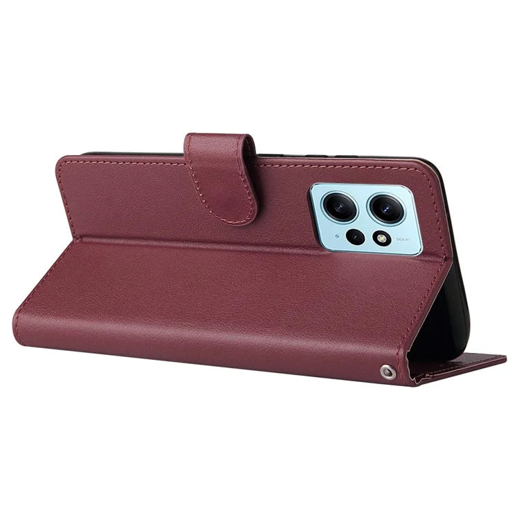 For Xiaomi Redmi Note 12 4G Full Protection Case PU Leather Flip Design Phone Cover