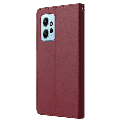 For Xiaomi Redmi Note 12 4G Full Protection Case PU Leather Flip Design Phone Cover