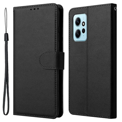 For Xiaomi Redmi Note 12 4G Full Protection Case PU Leather Flip Design Phone Cover